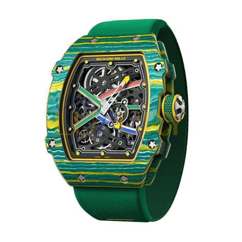 green band richard mille|Richard Mille watches.